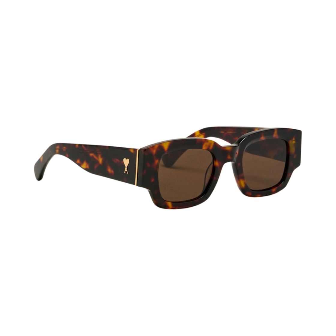 아미 스몰 하트 로고 75001 선글라스 쉘 골드(AMI de Coeur 75001 Sunglasses Shell Gold) - 2