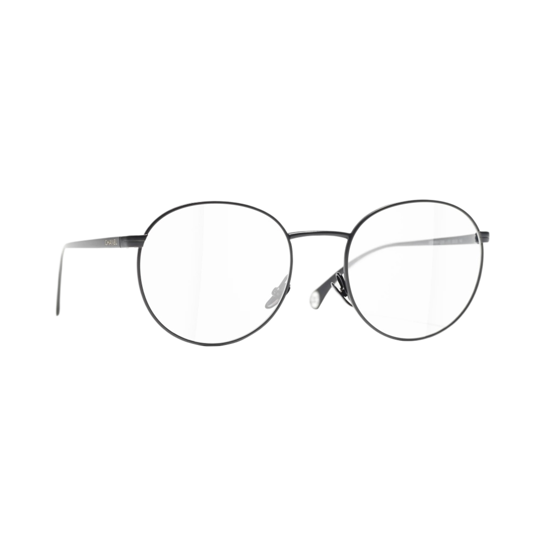 샤넬 프레임 메탈 & 블랙(Chanel Oval Eyeglasses Metal & Black) - 2