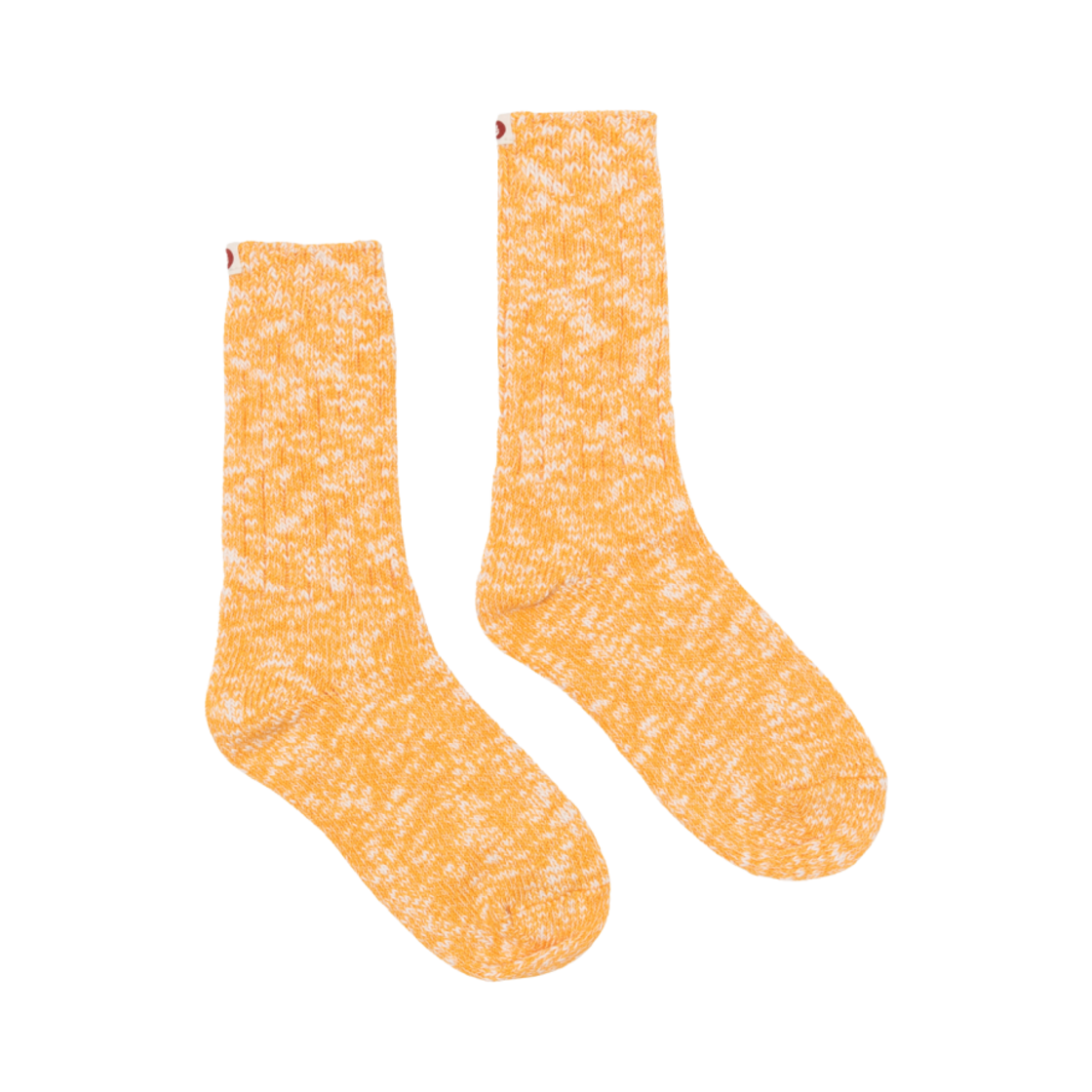 - Budhi Mudra Flake Ankle Socks Orange