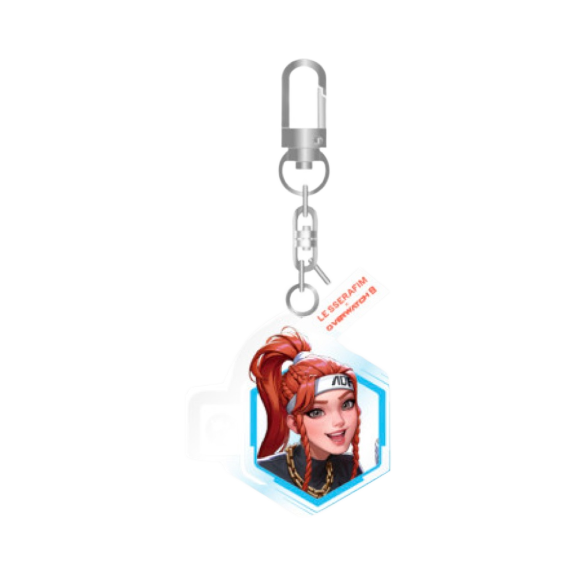 블리자드 x 르세라핌 오버워치 2 아크릴 키링 오리지널 버전 브리기테(Blizzard x LE SSERAFIM Overwatch 2 Acrylic Keyring Original Ver. Brigitte)