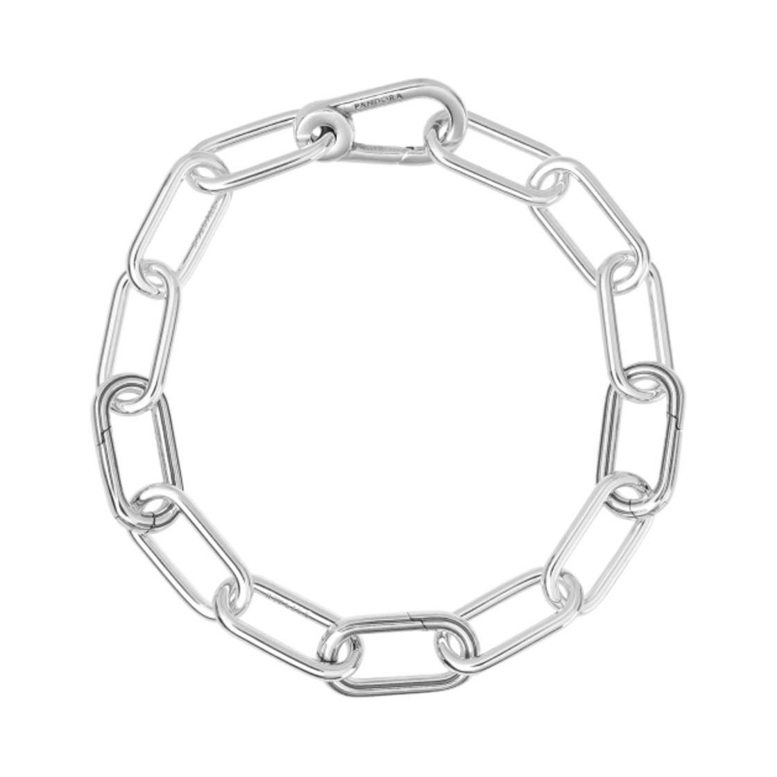 (W) 판도라 미 링크 체인 브레이슬릿 스털링 실버 클리어((W) Pandora ME Link Chain Bracelet Sterling Silver Clear)