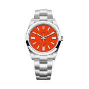 Rolex Oyster Perpetual 41mm 124300 Coral Red Oyster