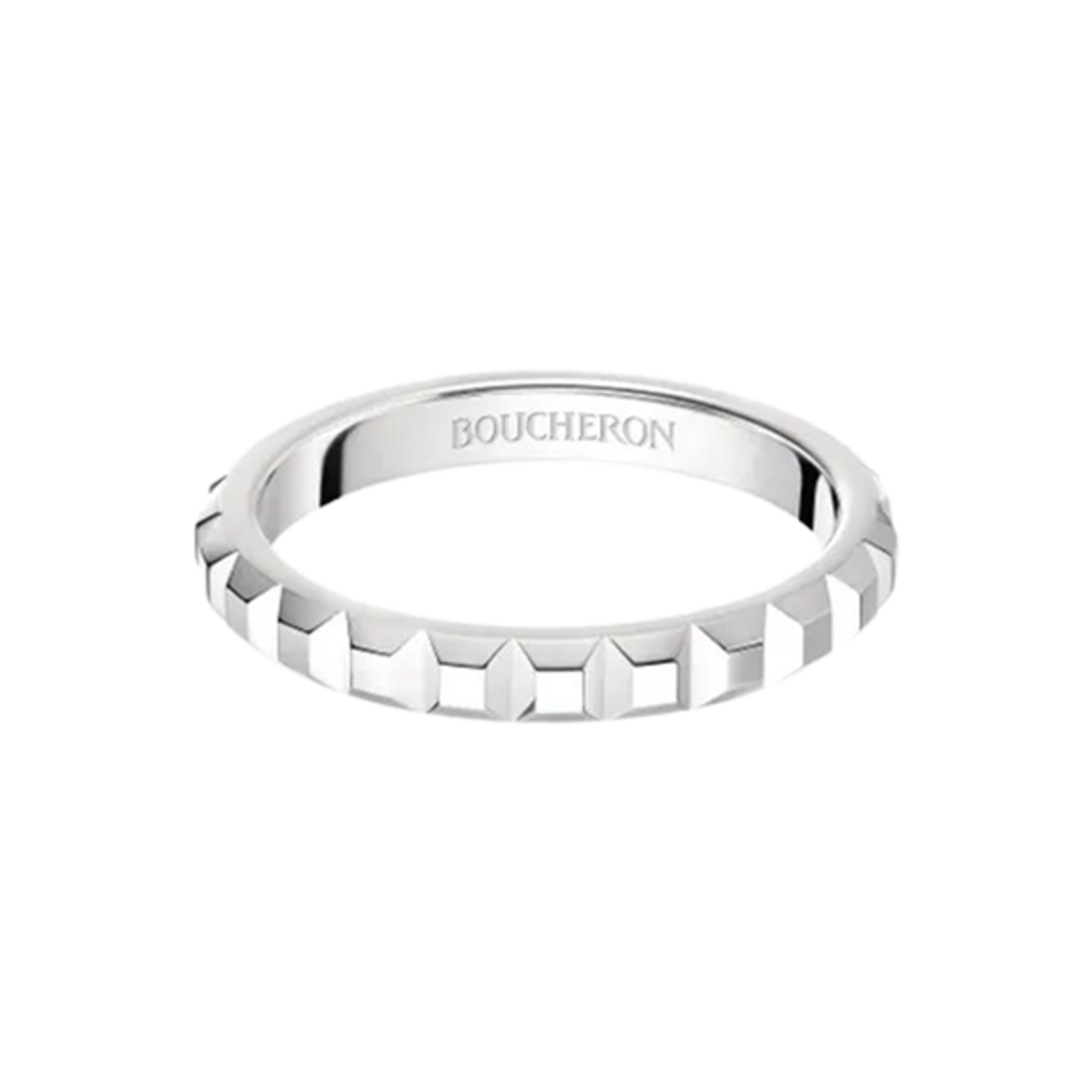 부쉐론 클루 드 파리 플래티넘 웨딩 밴드 플래티넘(Boucheron Clou De Paris Platinum Wedding Band Platinum)