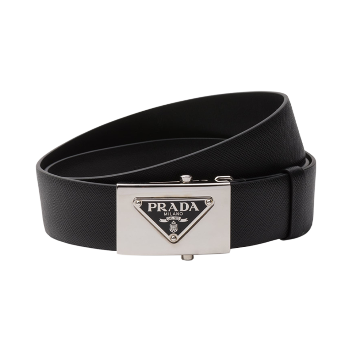 프라다 사피아노 레더 벨트 블랙(Prada Saffiano Leather Belt Black) - 1