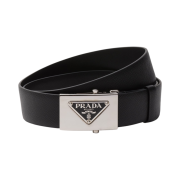 Prada Saffiano Leather Belt Black