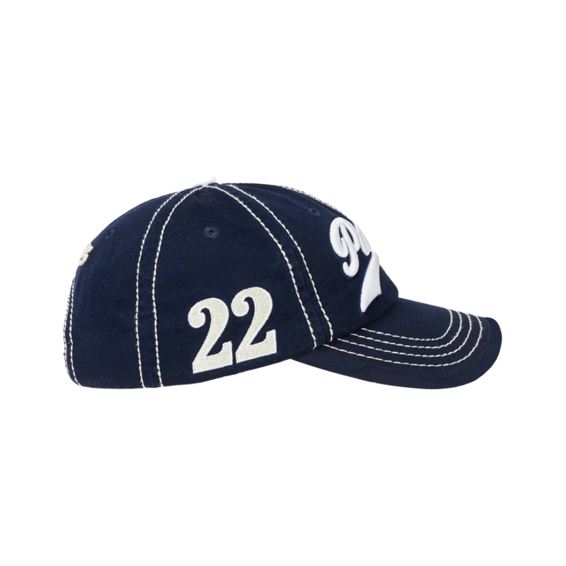 팔라스 스크립트 6-패널 캡 네이비 - 22SS(Palace Script 6-Panel Navy - 22SS) - 2
