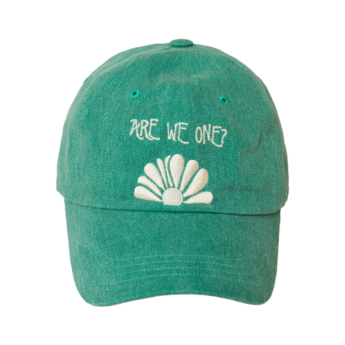 드반 데이지 자수 볼캡 그린(DVAN Daisy Rise Emb Ball Cap Green)