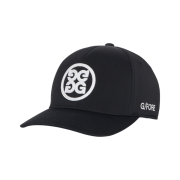 G/Fore Circle G’s Stretch Twill Snapback Hat Onyx