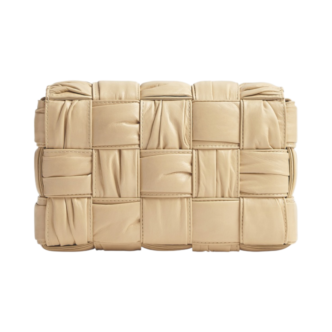 보테가 베네타 폴라드 인트레치오 레더 카세트백 포리지(Bottega Veneta Foulard Intreccio Leather Cassette Porridge) - 3