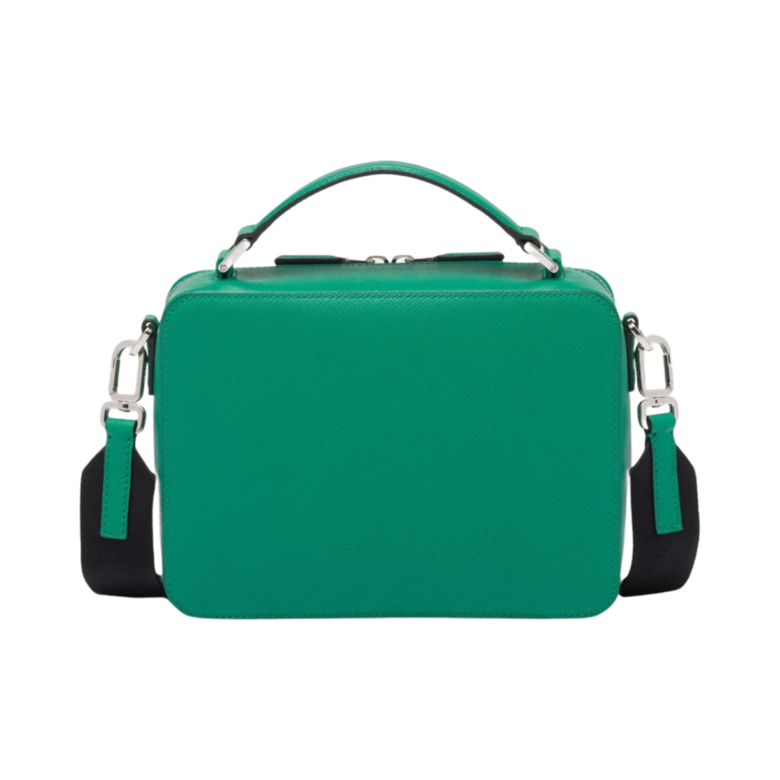 프라다 사피아노 레더 브리크 백 망고(Prada Saffiano Leather Brique Bag Mango) - 3