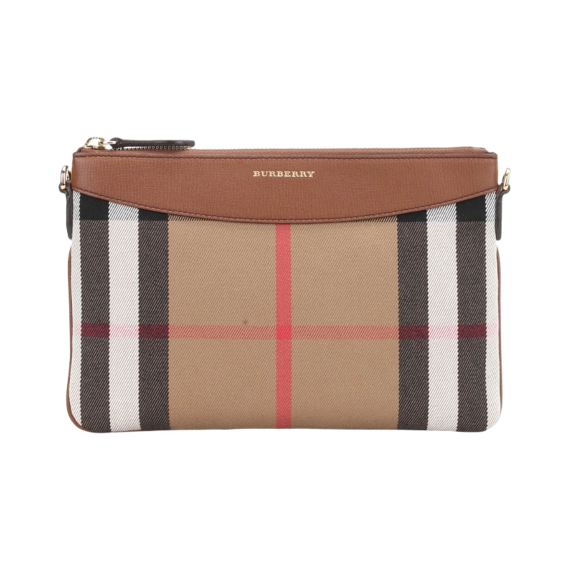 버버리 하우스체크 페이톤 크로스바디백 탄(Burberry House Check Peyton Crossbody Bag Tan) - 1