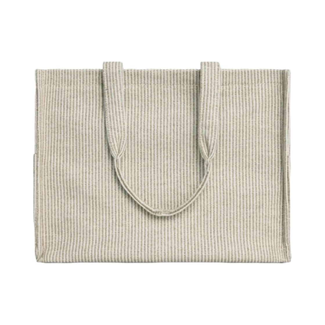 셀린느 스트라이프 텍스타일 라지 카바스 타이스 베이지(Celine Large Cabas Thais in Striped Textile Beige) - 3