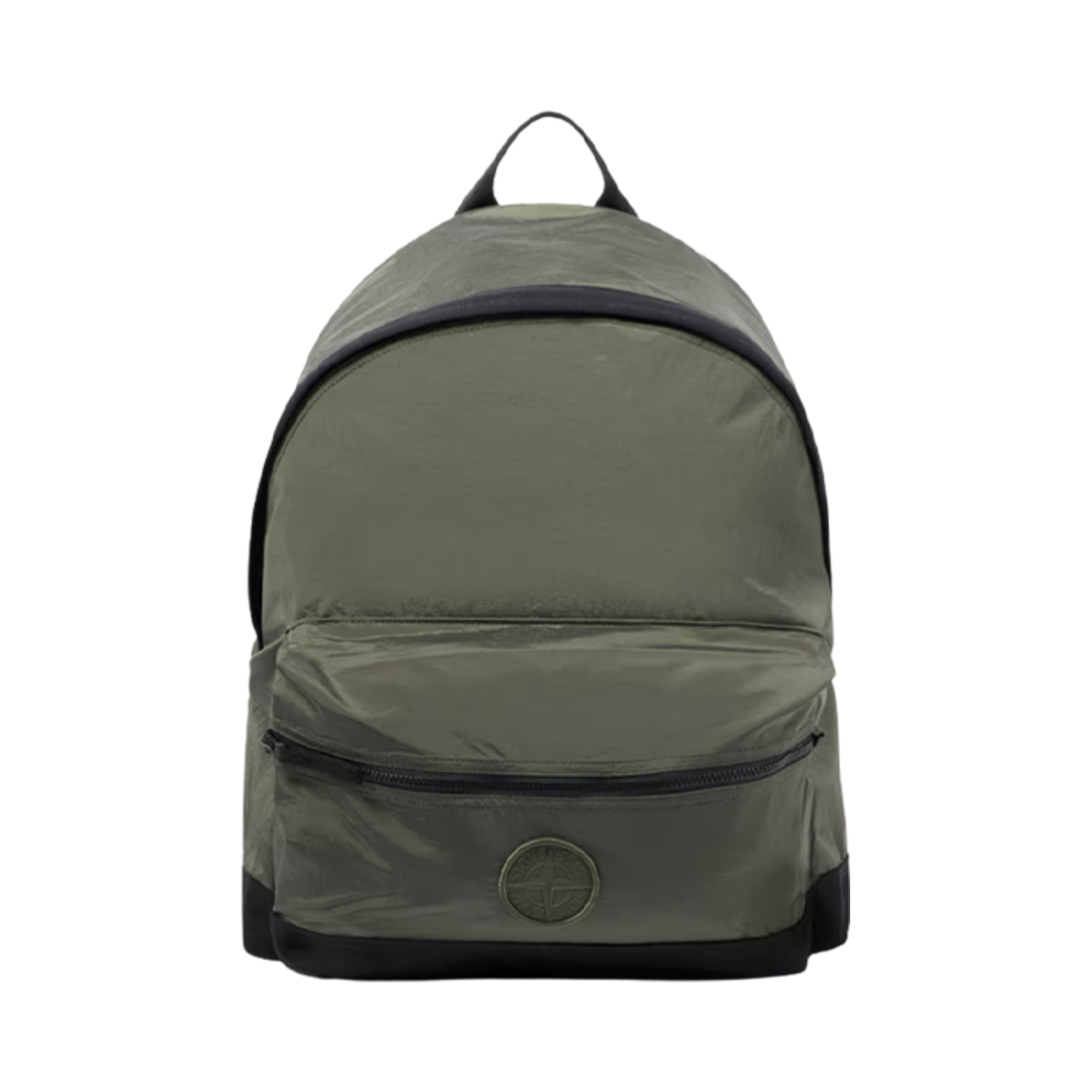 스톤 아일랜드 9200009 나일론 메탈 에코닐 패디드 포켓 지퍼 백팩 머스크 그린 - 25SS(Stone Island 9200009 Nylon Metal in Econyl Padded Backpack with Pockets and Zipper Musk Green - 25SS)
