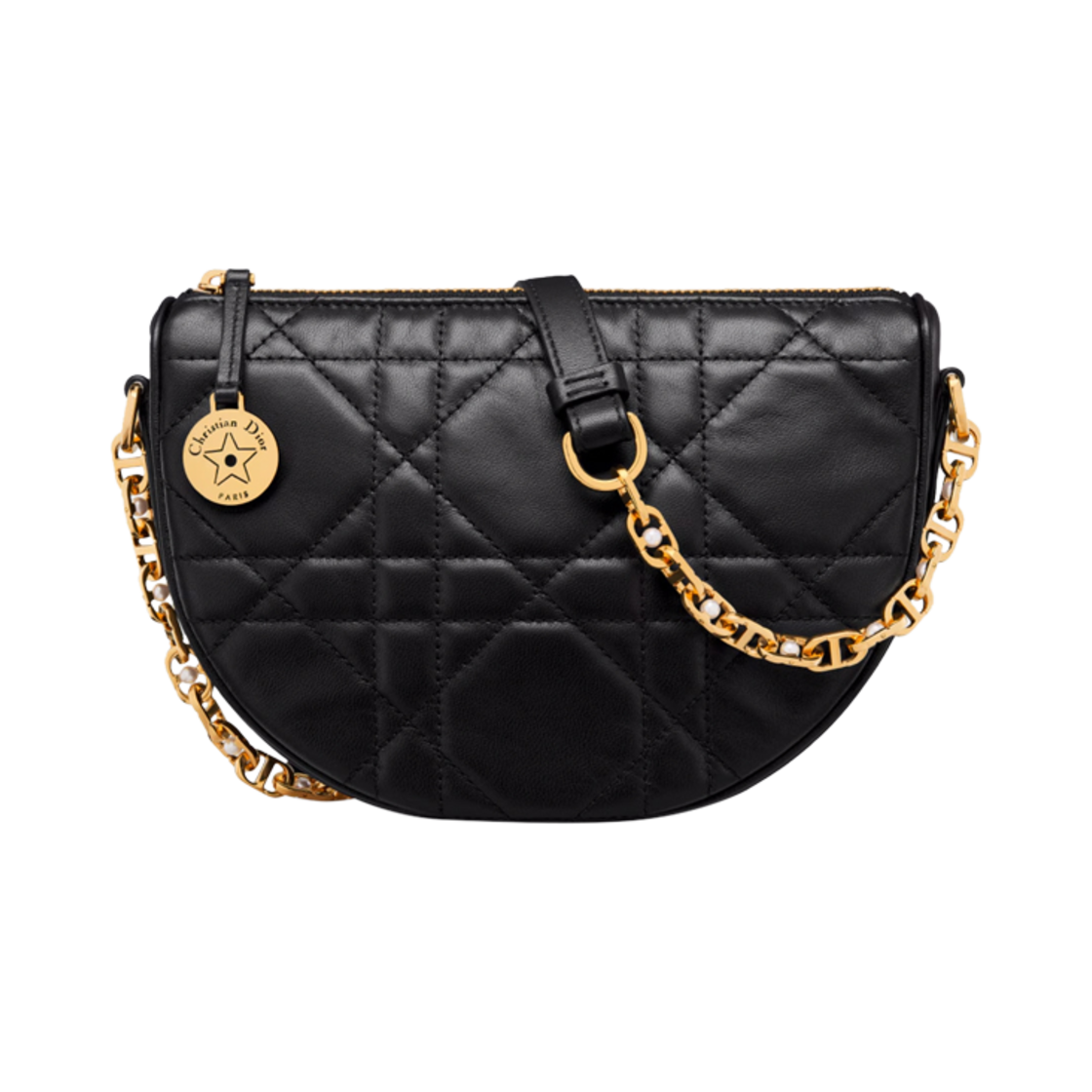 디올 디올스타 칼리스토 백 매크로까나쥬 램스킨 블랙(Dior Diorstar Callisto Bag Macrocannage Lambskin Black) - 1