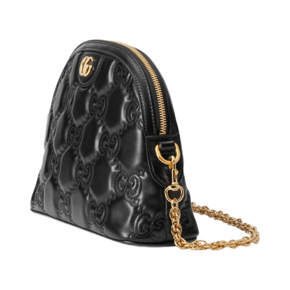구찌 GG 마틀라세 레더 스몰 돔 핸드백 블랙(Gucci GG Matelasse Leather Small Dome Bag Black) - 2