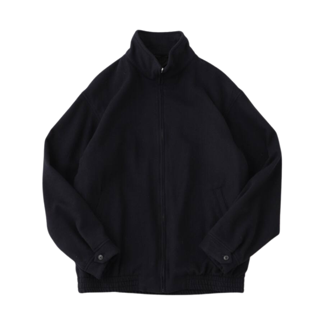 A03-01011 Comoli Cashmere Track Jacket Navy - 24AW