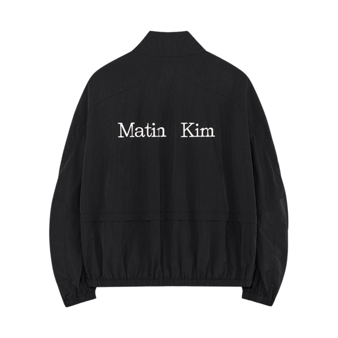 마뗑킴 오버사이즈 나일론 라이트 점퍼 블랙(Matin Kim Oversize Nylon Light Jumper Black) - 2