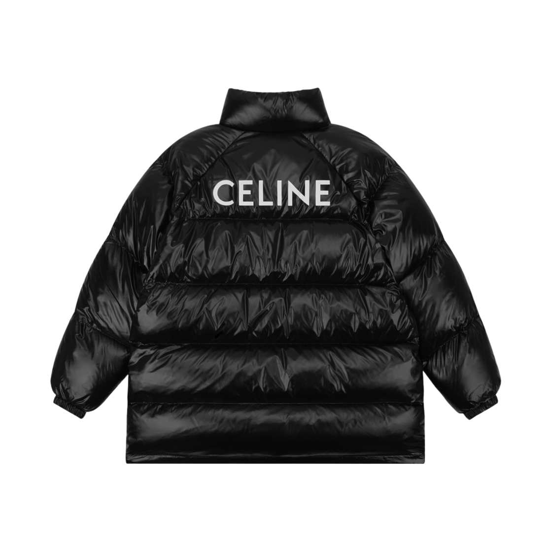 셀린느 라이트웨이트 나일론 파카 블랙