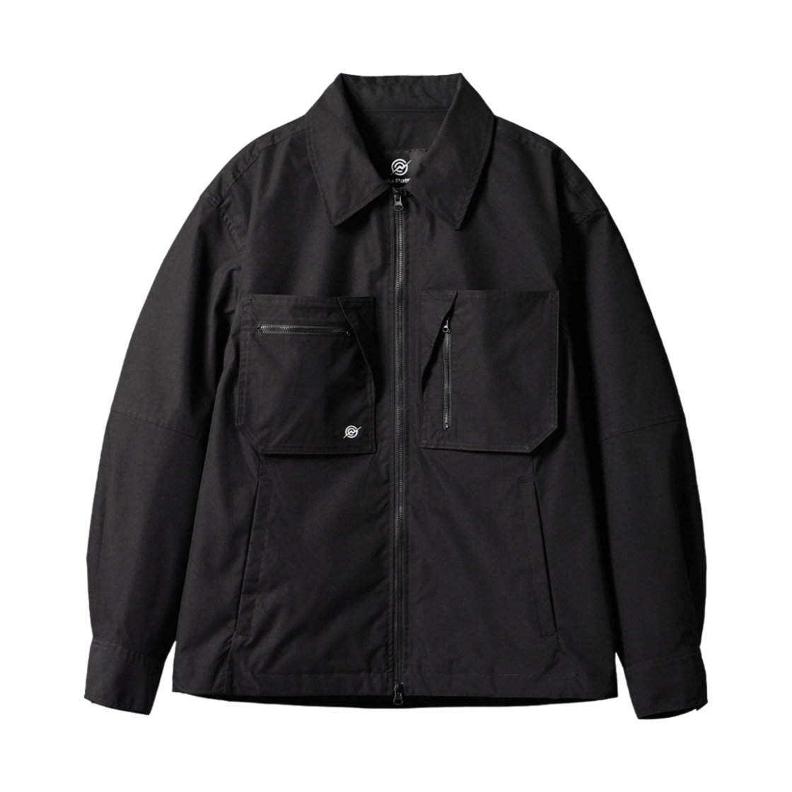 KA3JK1052M KALA PATTHAR Poly Cotton Zip Shirts Jacket Black