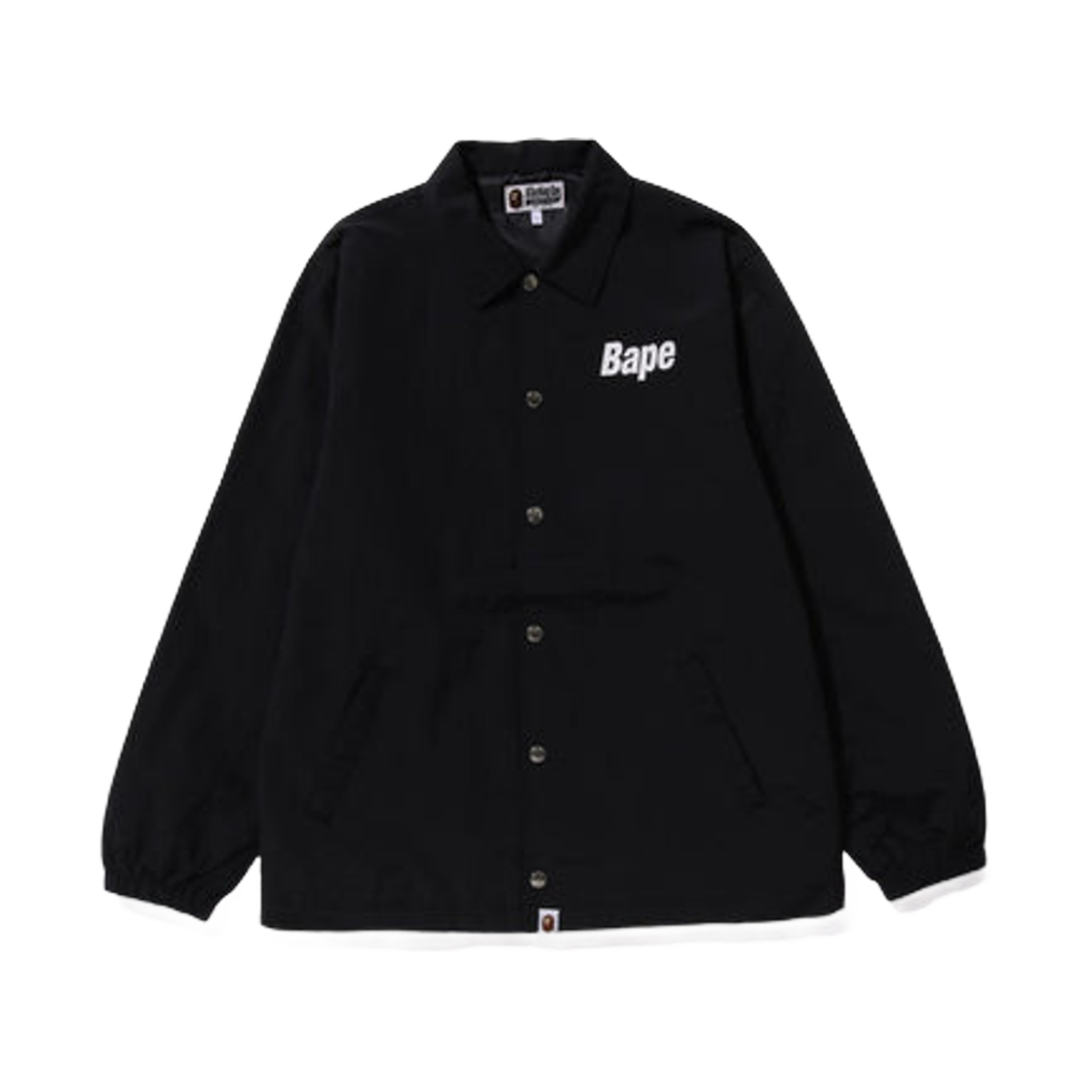 베이프 로고 코치 자켓 블랙 - 온라인 한정(BAPE Logo Coach Jacket Black - Online Exclusive)