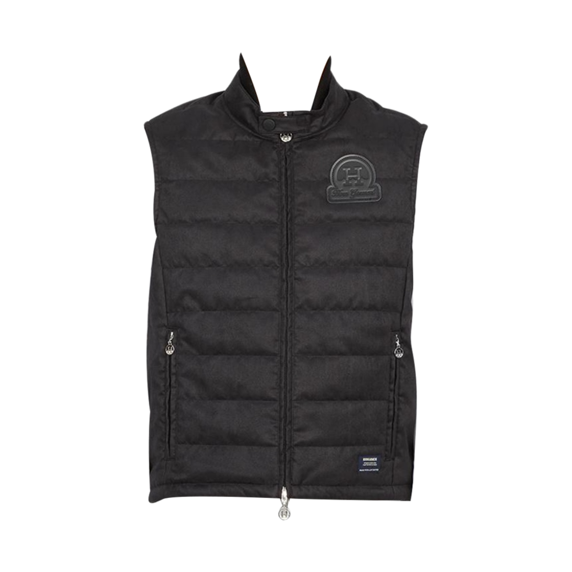 HSM-2C-AD03 Horn Garment Golf Wear Login Down Vest Black