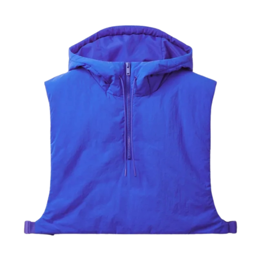 1008325002 COS Padded Cropped Vest Bright Blue