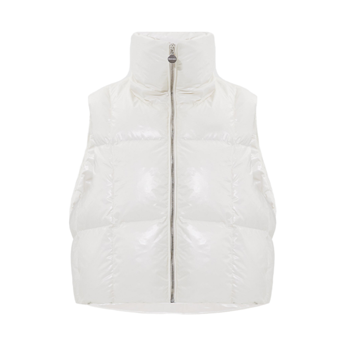 (W) 옌키 옌키 집 베스트 실키 화이트((W) Ienki Ienki Zip Vest Silky White)
