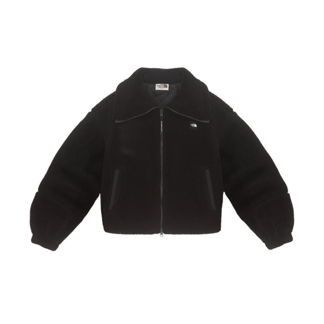 NJ4FQ80K (W) The North Face White Label Puffy Fleece Jacket Black