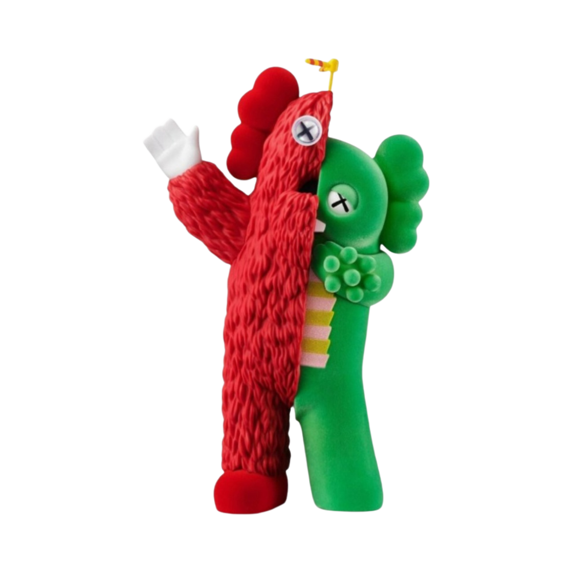 - Kaws Kachamukku Vinyl Figure Green Red
