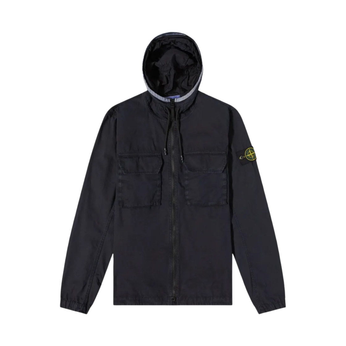 스톤 아일랜드 122WN 올드 다이 트리트먼트 후드 자켓 네이비 블루 - 22SS(Stone Island 122WN Old Dye Treatment Hooded Jacket Navy Blue - 22SS) - 1