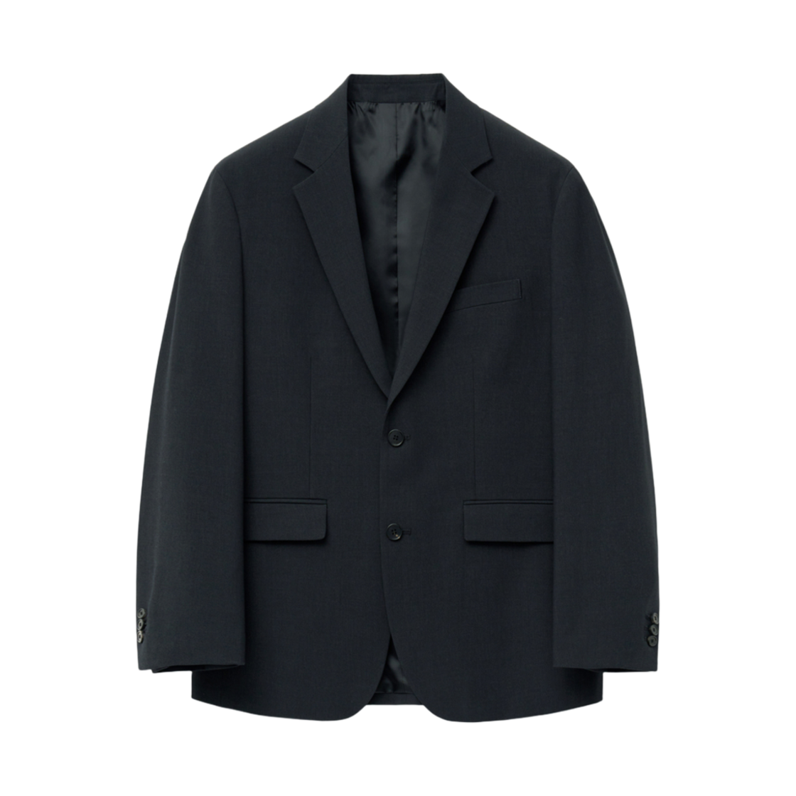 티엔지티 울블랜디드 오피스 컴포트 슈트 셋업 자켓 다크그레이