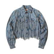 (W) Kapital 12 oz. Magpie Denim 3rd L/S Jacket Indigo Light Color