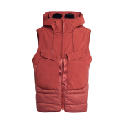 C.P. Company C.P. Shell-R Mixed Goggle Vest Ketchup Red - 23FW