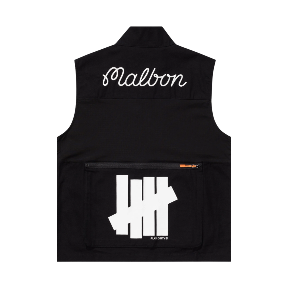 말본 골프 x 언디핏 택티컬 베스트 블랙(Malbon Golf x Undefeated Tactical Vest Black)