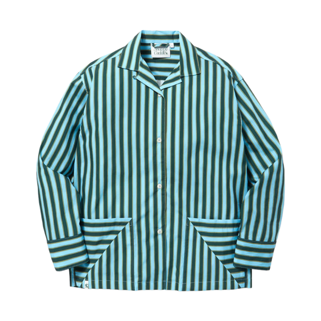 스내피커들 파자마 세트 한낮의 파란(Snappy Cuddle Pajama Set Blue Not Blue) - 2