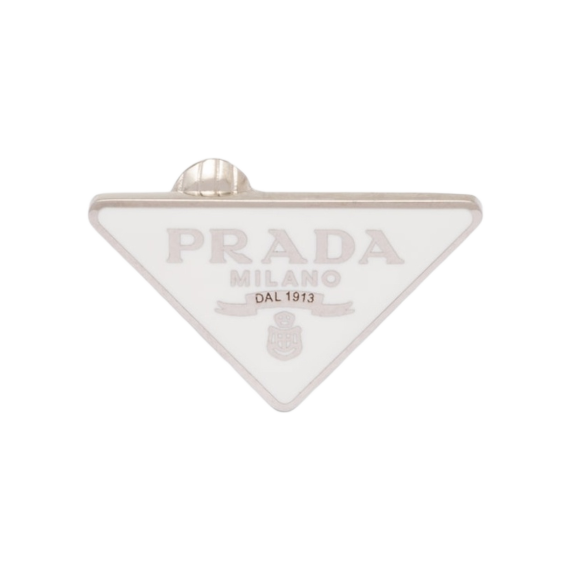 프라다 심볼 클립 레프트 이어링 화이트(Prada Symbole Clip Left Earring White) - 1
