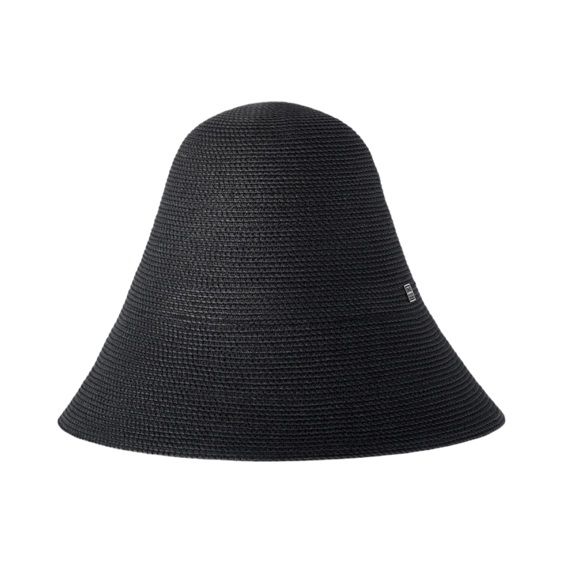 232-7041-812-200 (W) Toteme Woven Paper Straw Hat Black