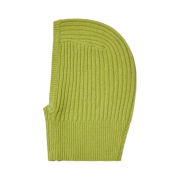 (W) Open Yy Zip Up Balaclava Light Green