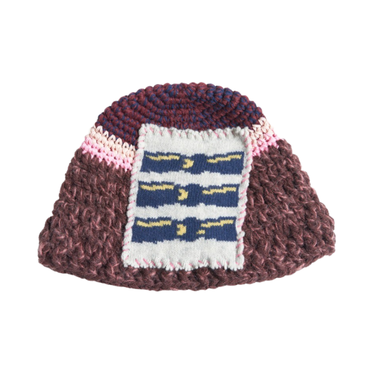 MSBK24SS04BP Misu A Barbe Ribonne Bucket Burgundy Pink