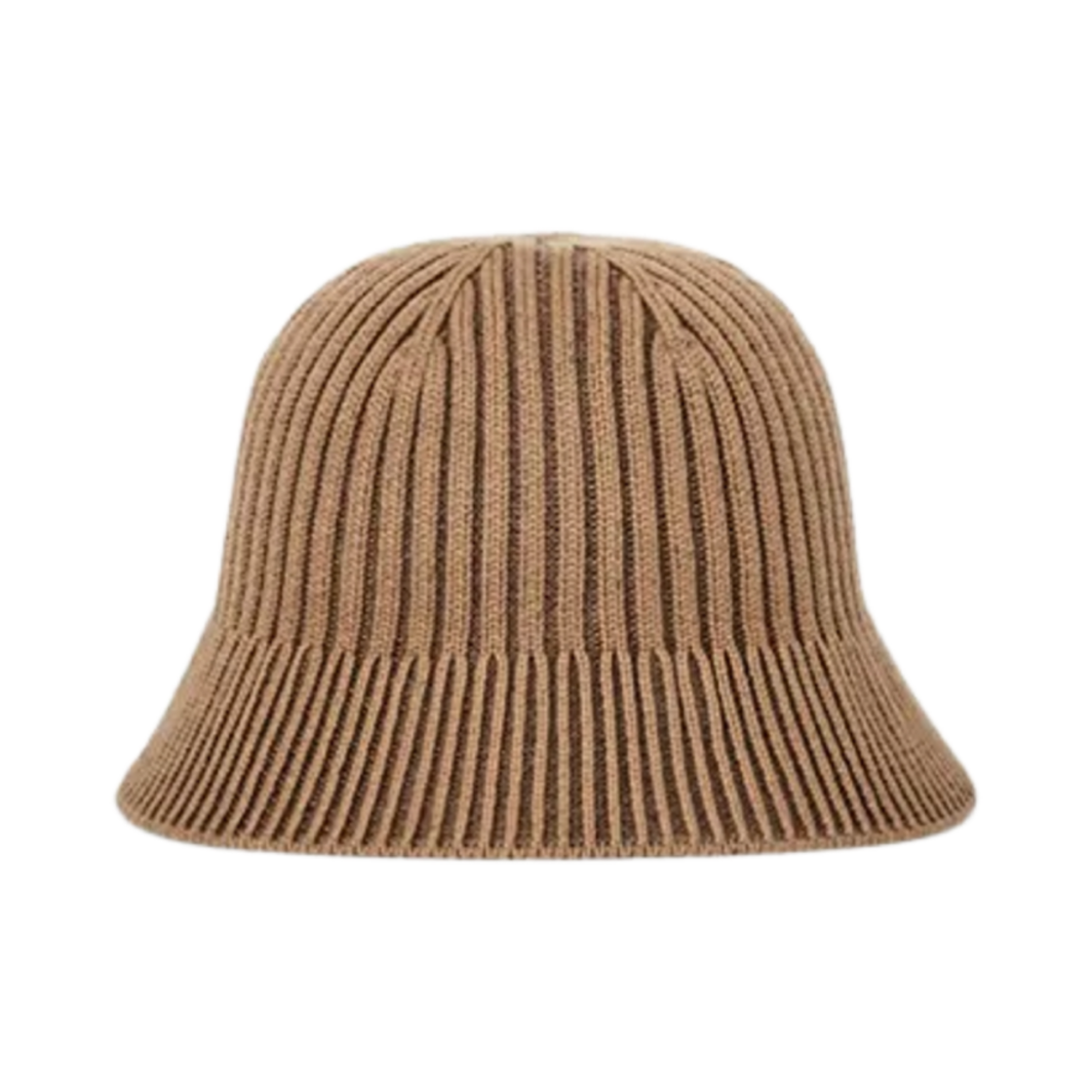 (W) 코스 리브드 니트 버킷햇 베이지((W) COS Ribbed Knit Bucket Hat Beige)