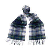 Barbour New Check Tartan Muffler Dress Gordon