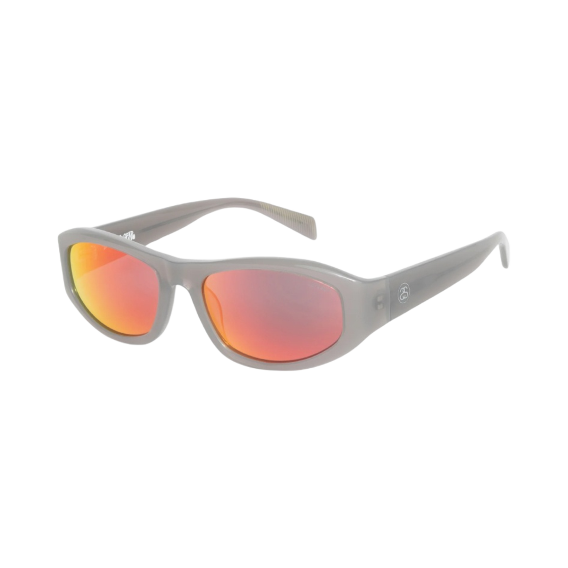 스투시 랜든 선글라스 그레이 실버 플레어 렌즈(Stussy Landon Sunglasses Grey Silver Flare Lens) - 2
