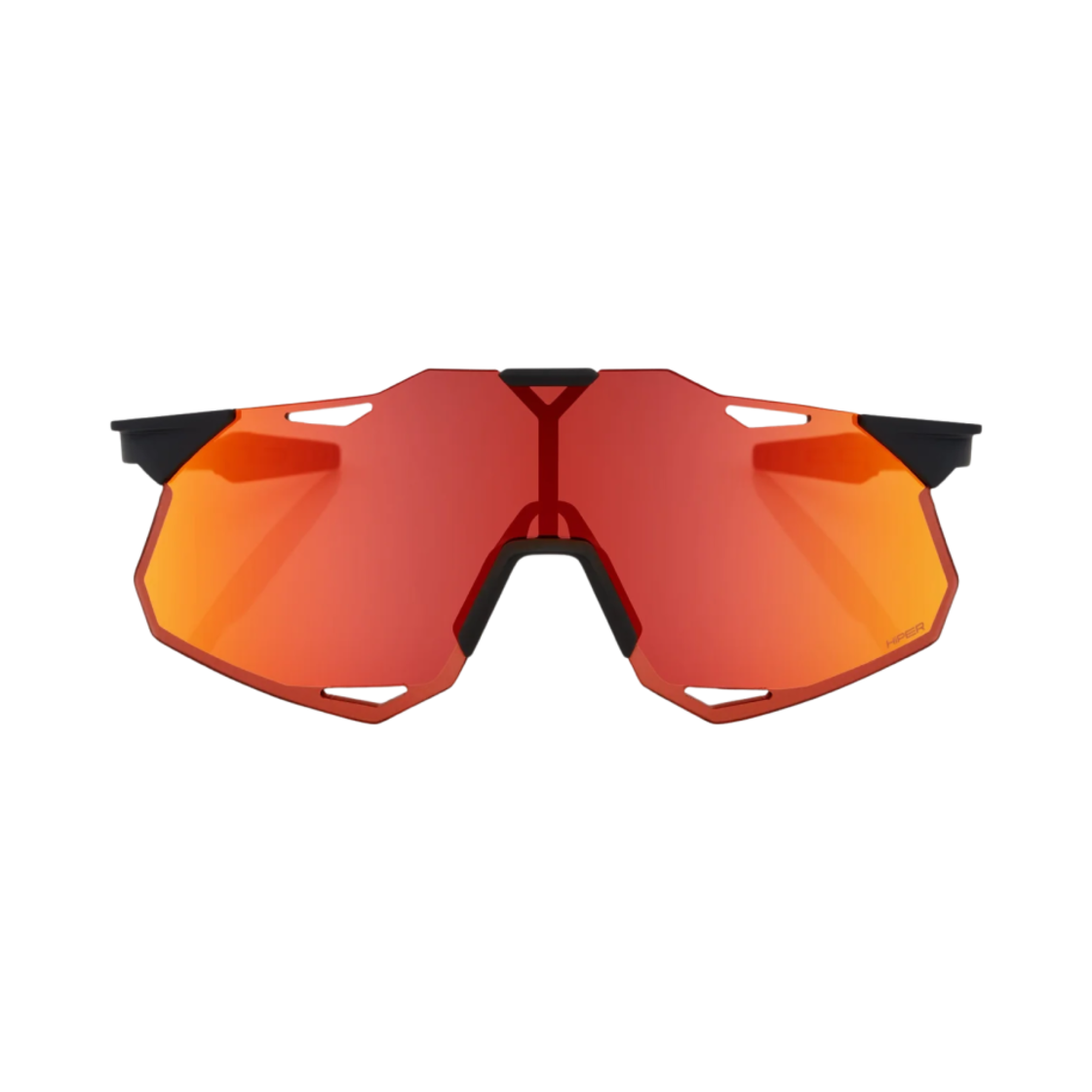 60002-00003 100% Hypercraft XS Soft Tact Black Hiper Red Multilayer Mirror Lens