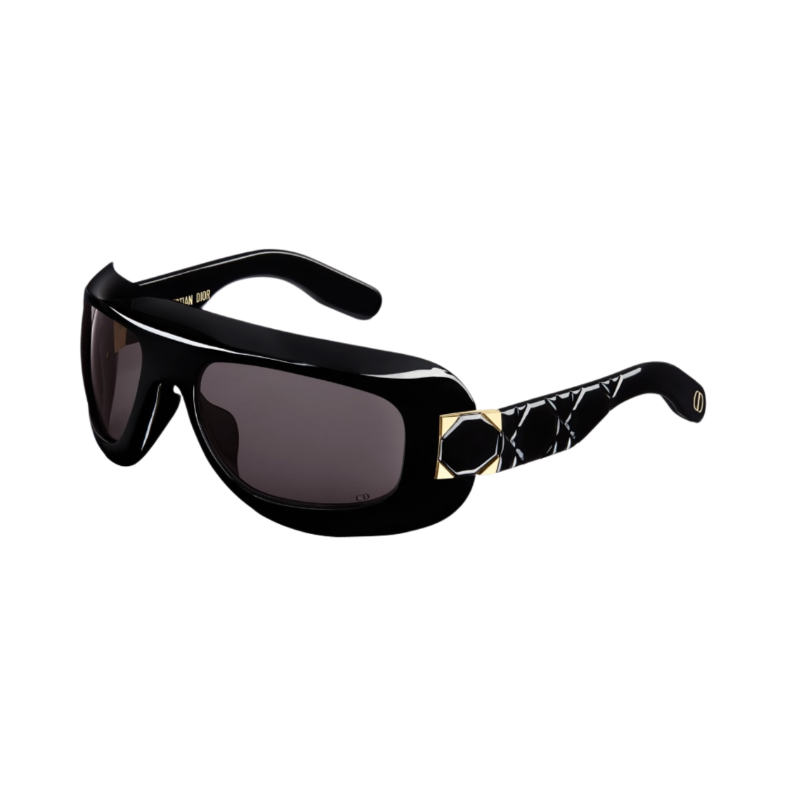 (W) 디올 레이디 95.22 M1I 마스크 선글라스 블랙((W) Dior Lady 95.22 M1I Mask Sunglasses Black) - 1