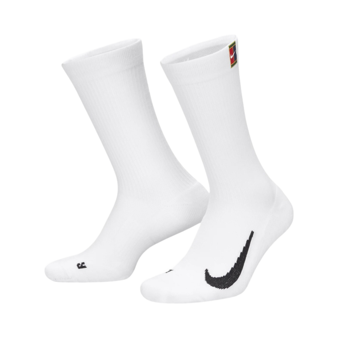 나이키 코트 멀티플라이어 쿠션 테니스 크루 삭스 화이트 (2개입/국내 정식 발매 제품)(Nike Coat Multi-Flier Cushion Tennis Crew Socks White (2 Packs/Korean Ver.))