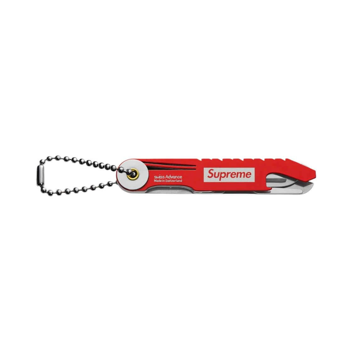 슈프림 x 스위스 어드밴스 크로노 N5 포켓 나이프 레드 - 21FW(Supreme x Swiss Advance Crono N5 Pocket Knife Red - 21FW)