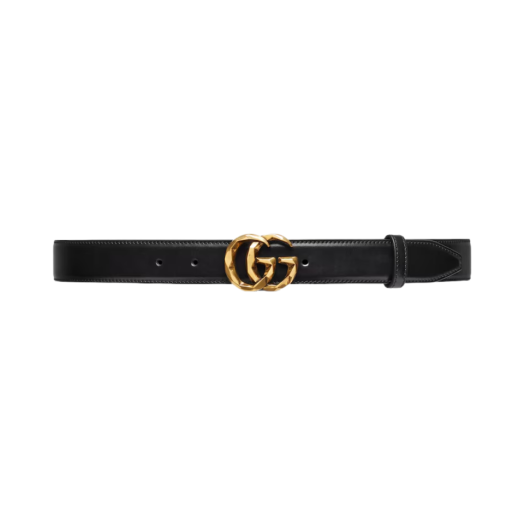 Gucci GG Marmont Belt Black Leather