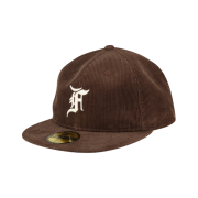 Essentials x New Era Corduroy 59FIFTY Fitted Cap Walnut