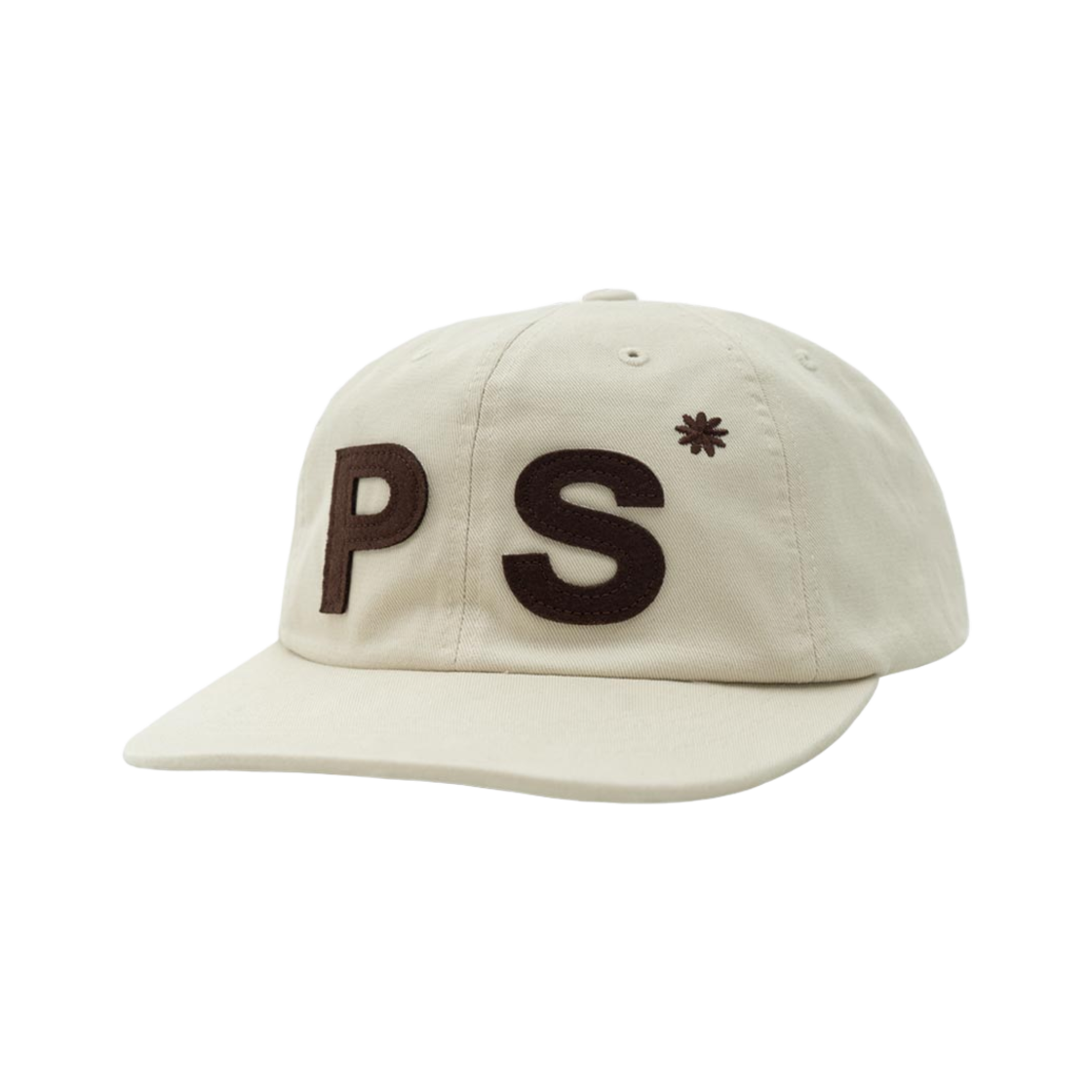 퍼츠 피에스 로고 6패널 캡 아이보리