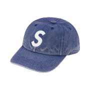 Supreme Pigment Canvas S Logo 6-Panel Navy - 23SS